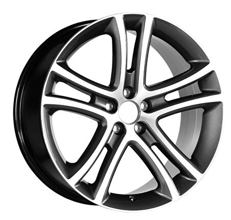 EMR-S1035-04 7.5x17" -5x112 ET35 73.1 Gun Metal Diamond Jant (4 Adet)