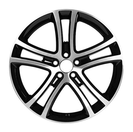 EMR-S1035-05 7.5x17" -5x100 ET35 73.1 Depp Black Diamond Gloss Jant (4 Adet)