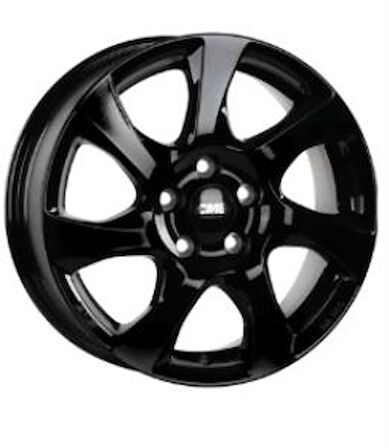 CMS-352-09 7.0x16" -5x112 ET45 57.1 Complete Matt Black Jant (4 Adet)
