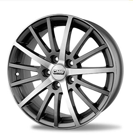 CMS-466-06 6.5x16" -4x108 ET25 67.2 Racing Silver Jant (4 Adet)