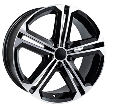 EMR-W7614-04 6.5x16" -5x100 ET35 57.1 Deep Black Diamond Gloss Jant (4 Adet)