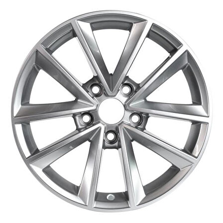 EMR-S1009-02 7.0x16" -5x114.3 ET35 66.1 Silver Gloss Jant (4 Adet)