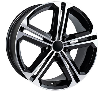 EMR-W7614-06 6.5x16" -5x112 ET35 57.1 Deep Black Diamond Gloss Jant (4 Adet)