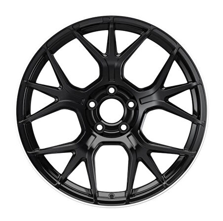 EMR-S1046-02 8.5x19" -5x112 ET38 66.6 Black Lip Diamond Jant (4 Adet)