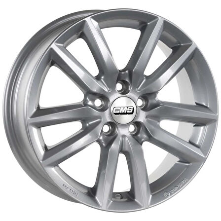 CMS-1275-07 6.5x16" -5x112 ET41 57.1 Racing Silver Jant (4 Adet)