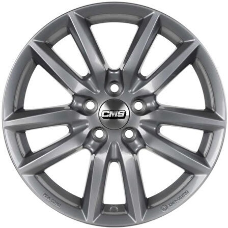 CMS-1275-07 6.5x16" -5x112 ET41 57.1 Racing Silver Jant (4 Adet)