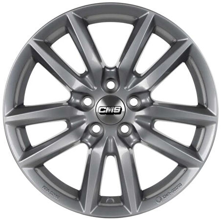 CMS-1275-08 6.5x16" -5x108 ET45 57.1 Racing Silver Jant (4 Adet)