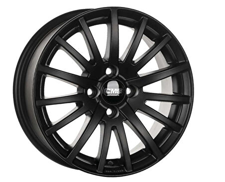 6.5*15-5*112 ET35 72.6 Matt Black Jant (4 Adet)