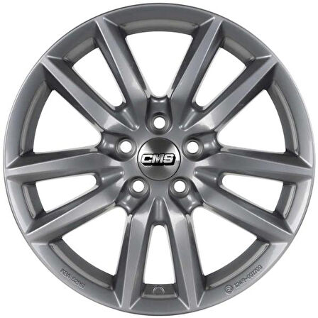 CMS-1275-09 6.5x16" -5x112 ET48 57.1 Racing Silver Jant (4 Adet)