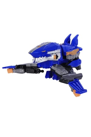 Miniso Lisanslı Dragon Force 3 Aqua Sharkbot Oyuncak – Dönüşebilir 37 Cm