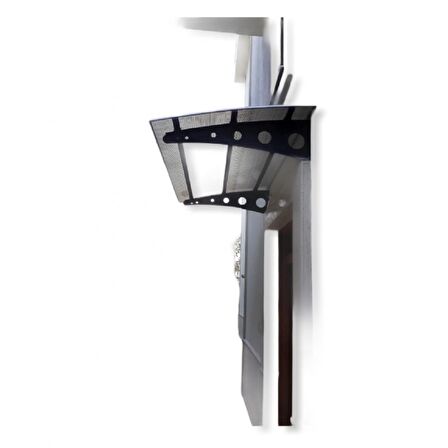 Metal Taşıyıcılı Kapı Üstü Pratik Sundurma 210x80 cm Md1