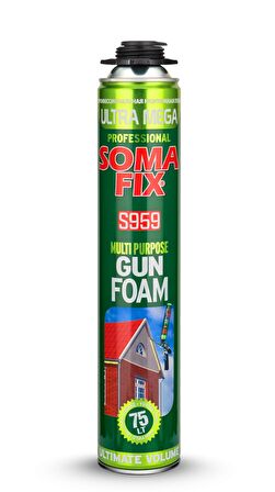 SomaFix Ultra Mega Tabancalı Poliüretan Köpük 870 ml S959