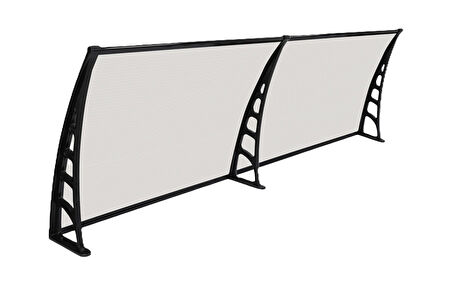 CROCUS Kapı Pencere Üstü Pratik Sundurma 80×240 – Şeffaf