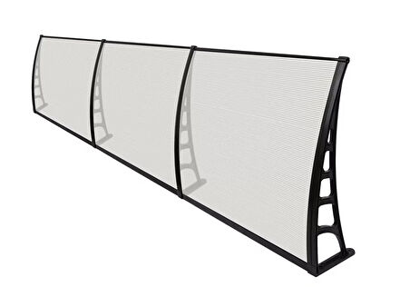 CROCUS Kapı Pencere Üstü Pratik Sundurma 80×360 – Şeffaf