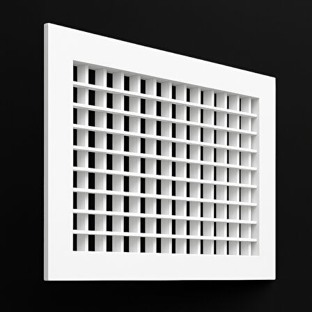 10X10 Çift Sıra Paralel Damperli Üfleme Menfezi