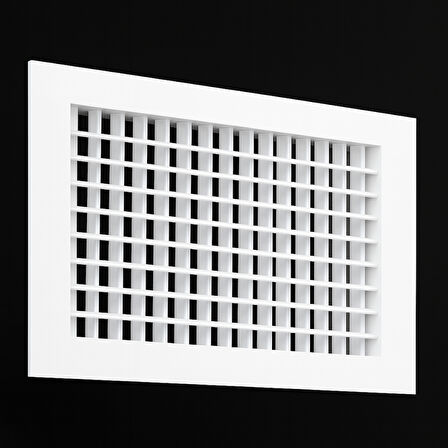 10X10 Çift Sıra Paralel Damperli Üfleme Menfezi