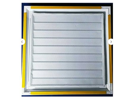 Beyaz Alüminyum 50x50 cm Menfez Banyo Havalandırma Menfezi