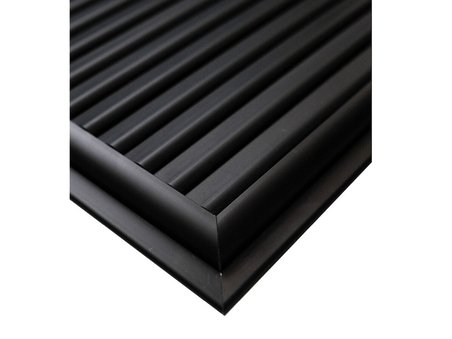 Siyah Alüminyum 50x50 cm Menfez Banyo Havalandırma Menfezi