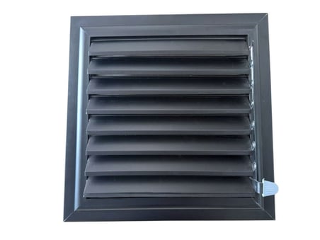 Antrasit Gri Alüminyum 45x45 cm Menfez Banyo Havalandırma Menfezi