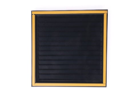 Antrasit Gri Alüminyum 45x45 cm Menfez Banyo Havalandırma Menfezi
