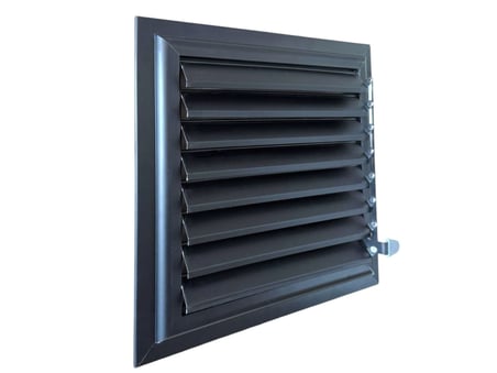 Antrasit Gri  Alüminyum 40x40 cm Menfez Banyo Havalandırma Menfezi