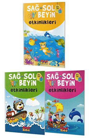 Sağ ve Sol Beyin Etkinlikleri Seti (3+Yaş)