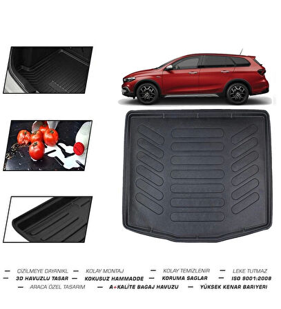 Fiat Egea STW Alt 2015 Model Bagaj Havuzu