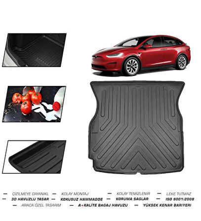 Tesla Model X 5 Koltuklu 2015 Model Bagaj Havuzu