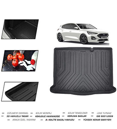 Ford Focus HB İnce Stepne 2018 Model Bagaj Havuzu