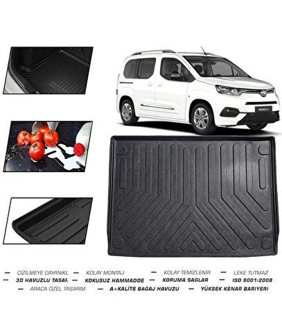 Toyota Proace City Seperatörlü 2024 Model Bagaj Havuzu