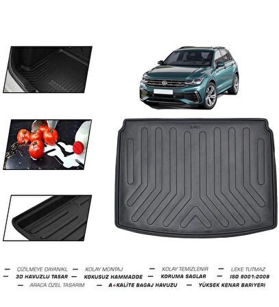 Volkswagen Tiguan Ust 2024 Model Bagaj Havuzu