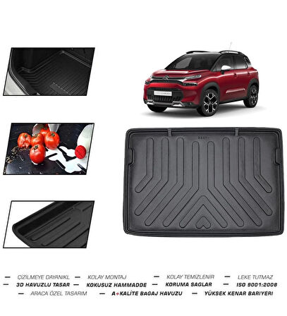 Citroen C3 Aircross Üst Kısım 2016 Model Bagaj Havuzu