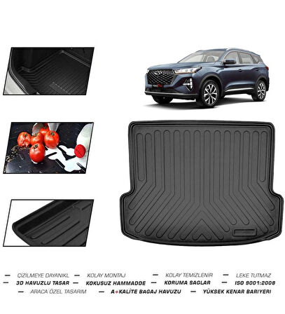 Chery Tiggo 8 Pro Excellent Paket 2022 Model Bagaj Havuzu