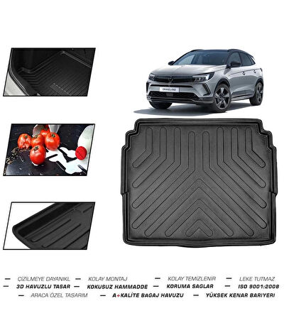 Opel Grandland Üst Bagaj 2019 Model Bagaj Havuzu