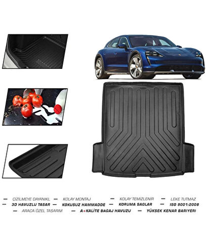 Porsche Taycan (Elektrikli) 2018 Model Bagaj Havuzu