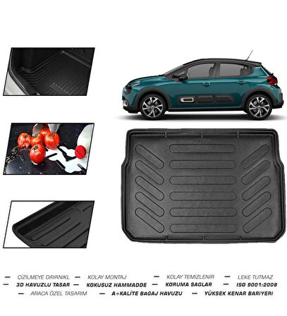 Citroen C3 2024 Model Bagaj Havuzu