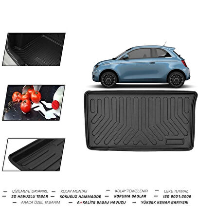 Fiat 500 E (Elektrikli) 2020  Model Bagaj Havuzu
