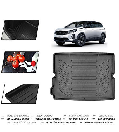 Peugeot 5008 2023 Model Bagaj Havuzu