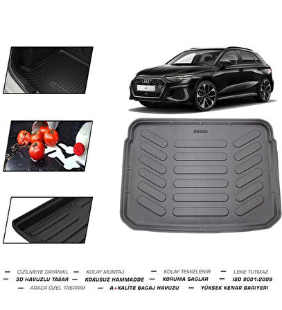 Audi A3 HB 2023  Model Bagaj Havuzu