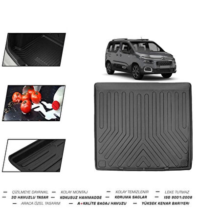 Citroen Berlingo Seperatörsüz 2023 Model Bagaj Havuzu