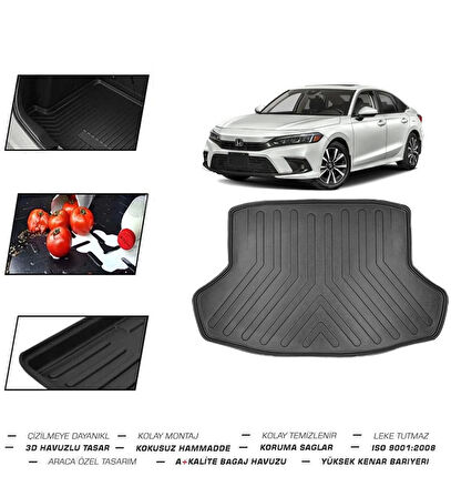 Honda Civic Sedan 2026 Model Bagaj Havuzu