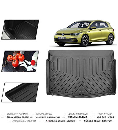 Volkswagen Golf 8 Alt Bagaj 2024 Model Bagaj Havuzu