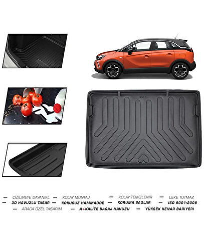 Opel Crossland Üst Bagaj 2018 Model Bagaj Havuzu