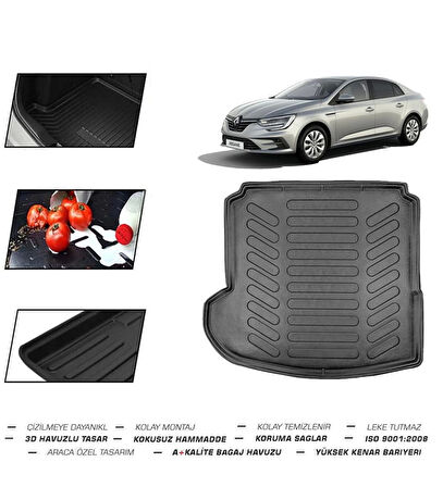 Renault Megane 4 Sedan Sol Kulaklı 2024 Model Bagaj Havuzu