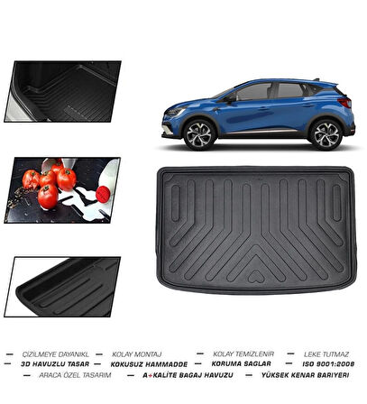 Renault Captur Üst Bagaj 2024 Model Bagaj Havuzu