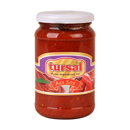 Tursal Acı Sos 380 gr Cam x 3 Adet