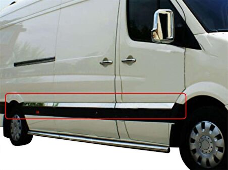 VW Crafter Yan Kapı Çıtası 10 Prç Krom (K.Ş) 2006-2011