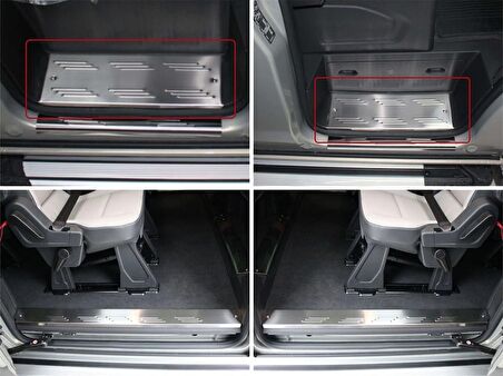 Ford Custom İç Kapı Eşiği 4 Prç Krom 2013 ve Sonrası