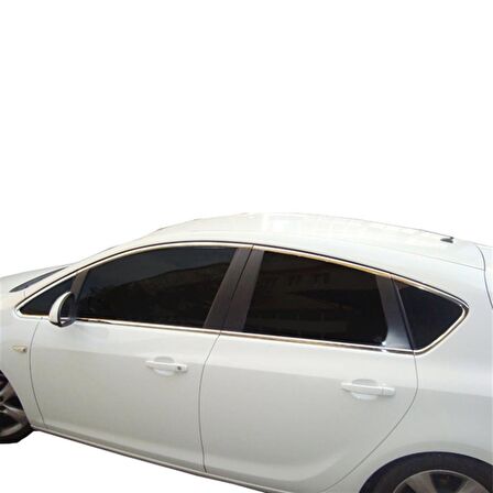 Opel Astra J HB Cam Çerçevesi 12 Prç Krom (Geniş) 2010 ve Sonrası