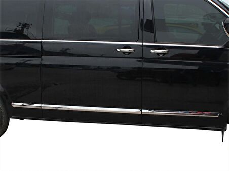 VW Caravelle T6 Yan Kapı Çıtası 5 Prç Krom (K.Ş) 2015 ve Sonrası